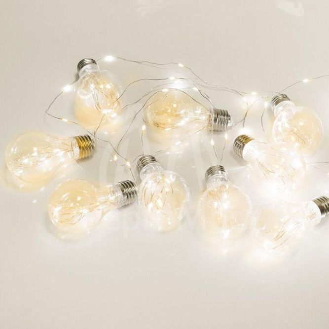 Гирлянда светодиодная &amp;quot;Ретро-лампы&amp;quot; 3м тепл. бел. Neon-Night 303-076