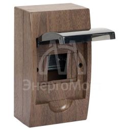 Щит ЩРН-П-4 IP41 темное дерево PROxima EKF pb40-n-4-dark