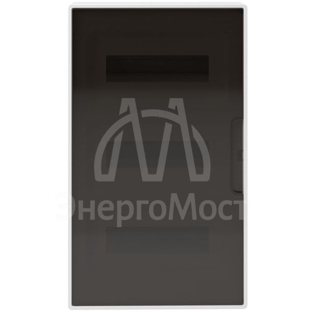 Щиток настенный 36мод. IP41 с тонированной дверцей с шинами PEN 2шт 8 отверст.+2шт 10 отверст. бел. DKC F36W1WD