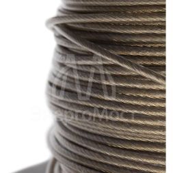 Трос стальной в ПВХ изоляции d2.0мм (200м) REXANT 09-5320