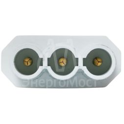 Кабель для подключения светодиодных линейных светильников ДБО-60/120/150 1м 3х0.75 бел. EKF ASC-W-1-LBL