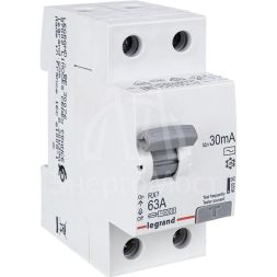 Выключатель дифференциального тока (УЗО) 2п 63А 30мА тип AC RX3 Leg 402026