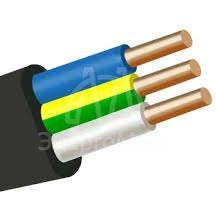 Кабель ВВГ-Пнг(А) 3х4 ок (N PE) 0.66кВ (м) АЛЬФАКАБЕЛЬ 656728