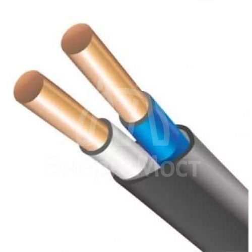 Кабель ВВГ-Пнг(А)-LS 2х2.5 ок (N) 0.66кВ (м) ПромЭл 11854190