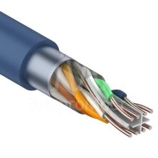 Кабель FTP 4х2х23AWG кат.6 медь бухта (м) Rexant 01-0147