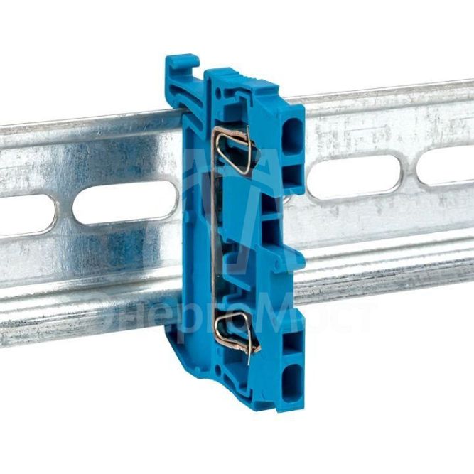 Колодка клеммная JXB-ST-2.5 31А самозажимная син. EKF plc-jxb-st-2.5-blue