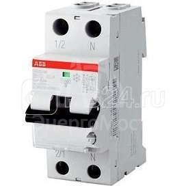 Выключатель автоматический дифференциального тока DS201 C32 AC30 32А 30мА ABB 2CSR255080R1324