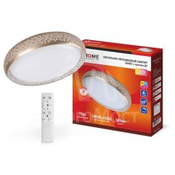 Светильник светодиодный COMFORT HONEY 75Вт 230В 3000-6500К 6000лм 500х120мм с пультом ДУ IN HOME 4690612034843