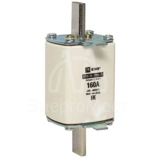 Вставка плавкая ППН-35 250/160А габарит 1 EKF fus-35/250/160