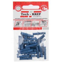 Дюбель распорный Чапай 5х30 шипы+усы полипропилен (уп.35шт) пакет Tech-Krep 111127