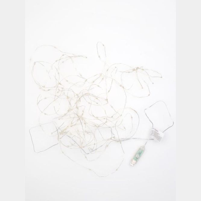 Гирлянда &amp;quot;Нить&amp;quot; ILDM048RGB-C-USB-RC 48 RGB минисветодиодов 4.8м с контроллером для помещений пульт SHLights 4690601049964