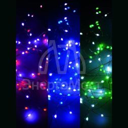 Гирлянда &amp;quot;Нить&amp;quot; ILDM048RGB-C-USB-RC 48 RGB минисветодиодов 4.8м с контроллером для помещений пульт SHLights 4690601049964