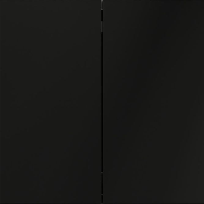 Выключатель 2-кл. СП S70 10А с самовозвратом механизм черн. матов. Voltum VLS020608