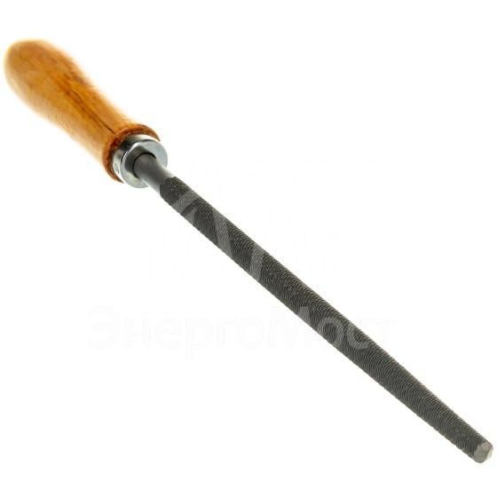 Напильник 200мм круглый деревянная рукоятка Вихрь 73/6/4/4