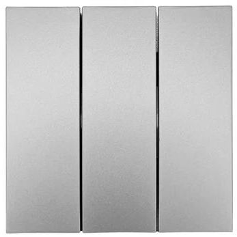 Выключатель 3-кл. СП ZIMA IP20 10А безвинт. зажим сер. матов. LEZARD 704-7488-109QC