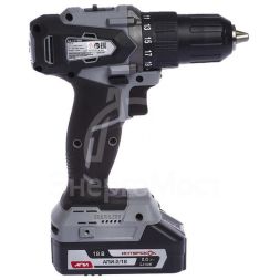 Дрель-шуруповерт аккумуляторная бесщеточная ДА-13/18ВК 45 Li-ion АПИ (кейс 2 аккум. 15А.ч ЗУ) ИНТЕРСКОЛ 575.1.2.70