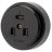 Розетка РШ для электрической плиты 32А 250В 2Р+РЕ (ОУ) черн. Rexant 11-8983