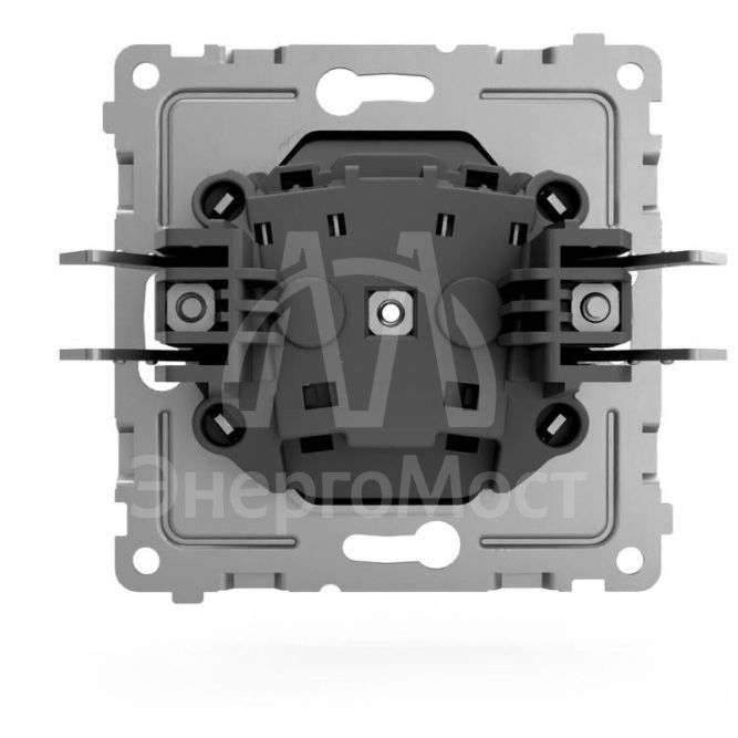 Розетка 1-м СП Pixel 16А IP20 без заземл. механизм карбон TOKOV ELECTRIC TKE-PX-R1-C14