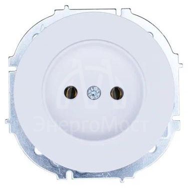 Розетка 1-м СП OSEN без заземл. ПБТ бел. LEZARD 743-0288-121B