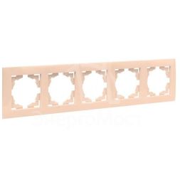 Рамка 5-м Валенсия крем. PROxima EKF EWM-G-305-20