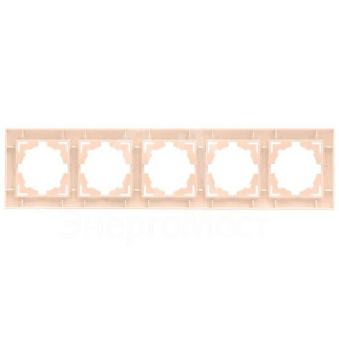 Рамка 5-м Валенсия крем. PROxima EKF EWM-G-305-20