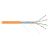 Кабель витая пара F/UTP кат.5e 4х2х24AWG solid LSZH оранж. (уп.305м) NIKOLAN NKL 2200C-OR