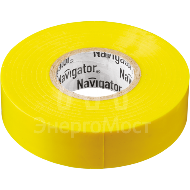 Изолента ПВХ 15мм (рул.20м) желт. NIT-B15-20/Y Navigator 71105