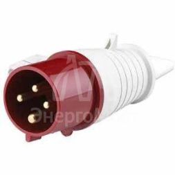 Вилка эл. каб. 32А 3P+E 380В тип. роз. 024 IP44 SchE 26005DEK