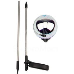 Светильник светодиодный 3D Шар с солнечн. панелью и аккумулятором установка в грунт мультиколор Lamper 602-255