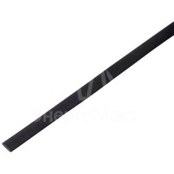 Трубка термоусадочная 6.0/3.0 1м черн. Rexant 20-6006