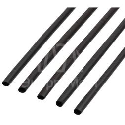 Трубка термоусадочная 6.0/3.0 1м черн. Rexant 20-6006