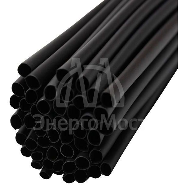 Трубка термоусадочная 6.0/3.0 1м черн. Rexant 20-6006
