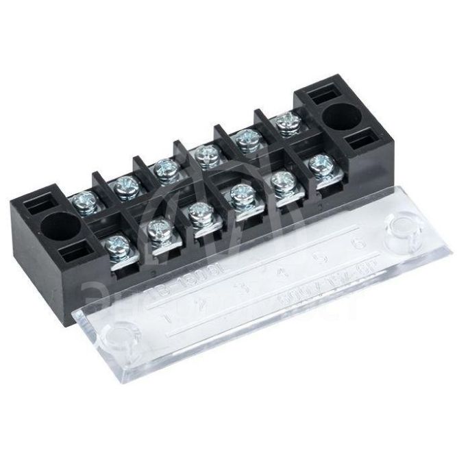 Терминал клеммный TB-1506 до 1.5кв.мм 15А 6 клеммных пар EKF tb-1506