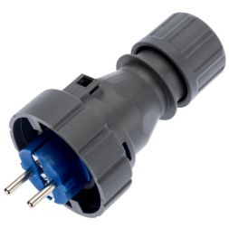 Вилка прямая влагозащищенная 2P+РE 16А IP68 Rexant 111-013