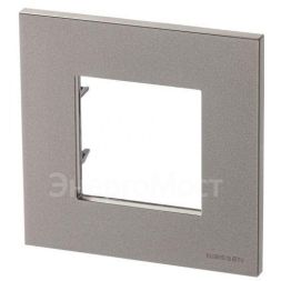 Рамка 1-м 2мод. Zenit шампань ABB 2CLA227100N1901
