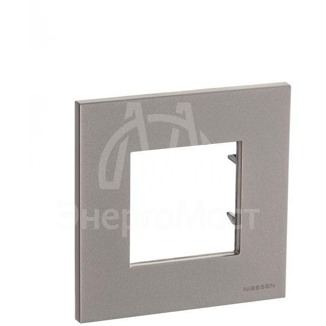 Рамка 1-м 2мод. Zenit шампань ABB 2CLA227100N1901