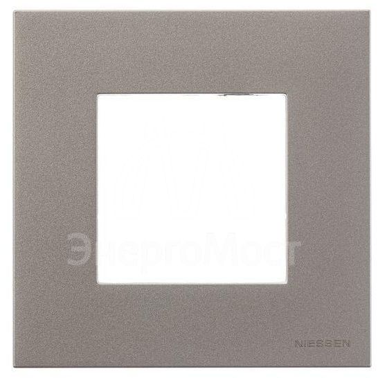 Рамка 1-м 2мод. Zenit шампань ABB 2CLA227100N1901