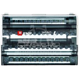 Шина нулевая в корпусе 4х15 EKF sn0-4x15