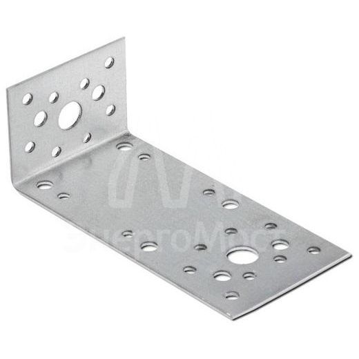 Уголок крепежный ассиметричный 50х130х65х2.0мм оцинк. Невский Крепеж 917119