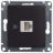 Механизм компьютерной розетки 1-м Glossa RJ45 кат.5е шоколад SchE GSL000881K