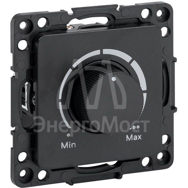 Механизм светорегулятора Стокгольм 600Вт 220В черн. PROxima EKF EZD06-101-10