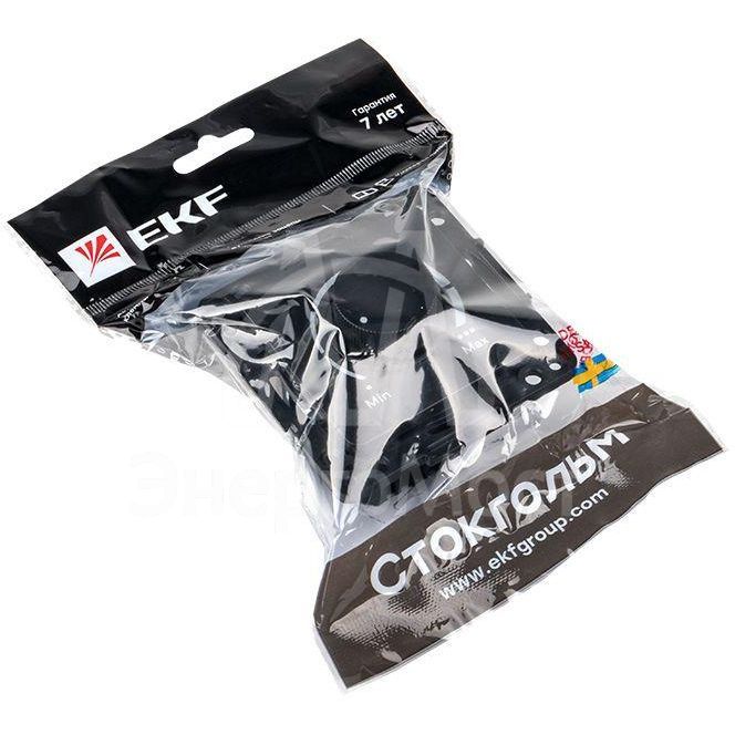 Механизм светорегулятора Стокгольм 600Вт 220В черн. PROxima EKF EZD06-101-10