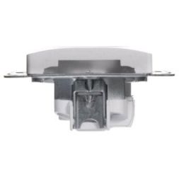 Розетка 1-м СП Glossa 16А IP20 без заземл. механизм бел. SE GSL000141