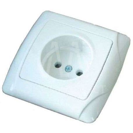 Розетка 1-м СП Маргарита 16А IP20 бел. Universal М0022