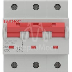 Выключатель автоматический модульный YON MD125-3C125-8ln DKC MD125-3C125