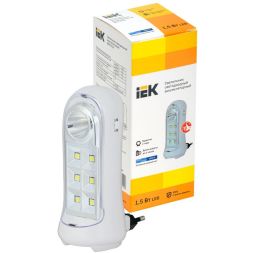 Светильник ДБА 3924 аккумулятор 3ч 1.5Вт IEK LDBA0-3924-07-K01