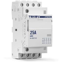 Контактор модульный 36мм 25А 230В АС 4НЗ PRIZMA TOKOV ELECTRIC TKE-PZ-MC-2-25-230-04