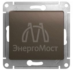 Механизм переключателя 1-кл. СП Glossa 10А IP20 (сх. 6) 10AX шоколад. SchE GSL000861