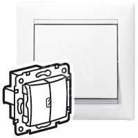 Механизм переключателя на 2 направления 2-кл. СП Valena 10А IP31 бел. (DIY-упак.) Leg 694266