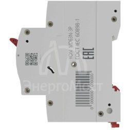 Выключатель автоматический модульный 3п C 20А 6кА MD63N YON MD63N-3PC20